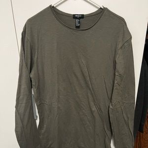 Forever 21 long sleeve longline t shirt